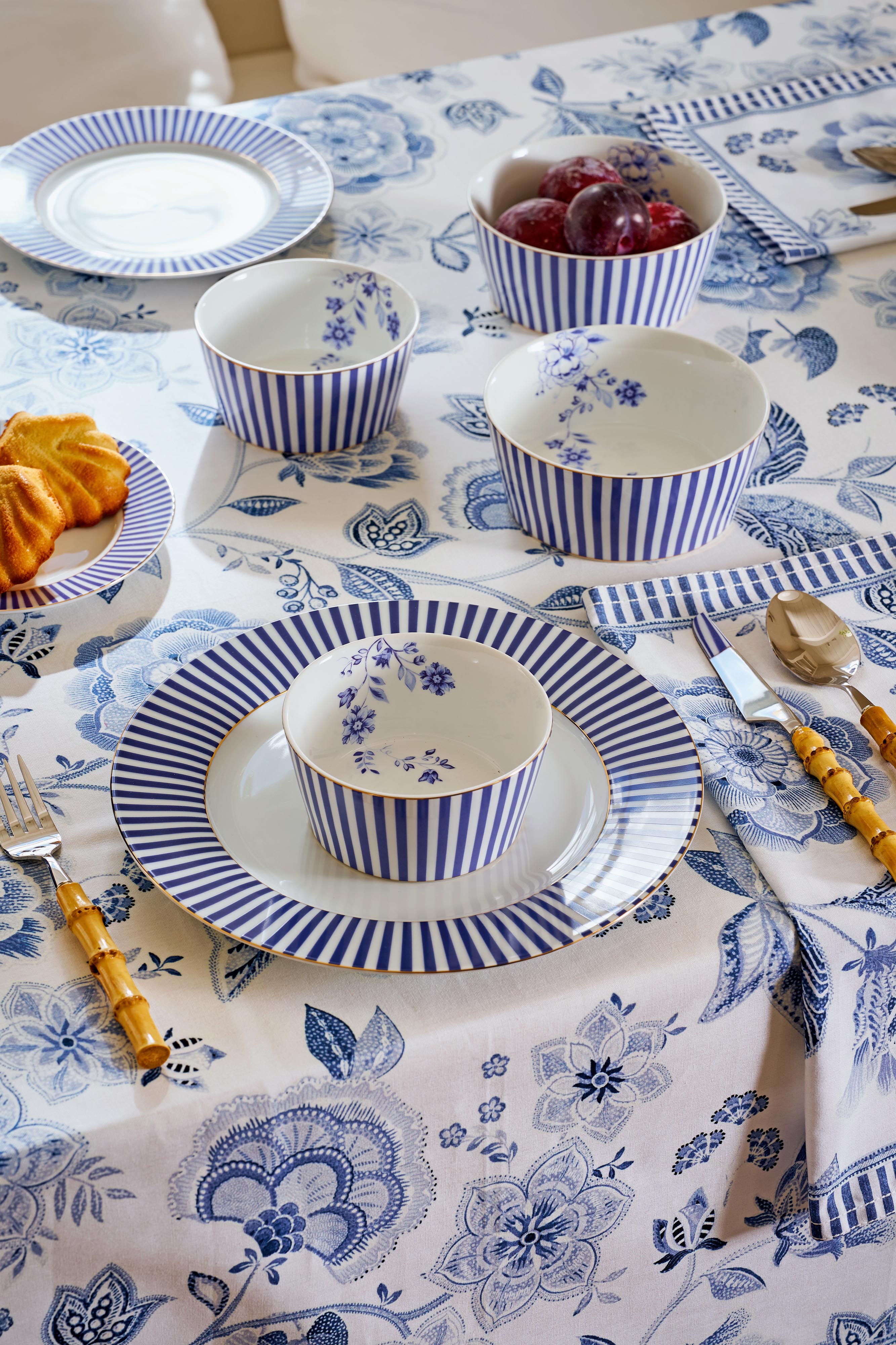 Pip Studio Royal SS2025 Textiles Blue 02